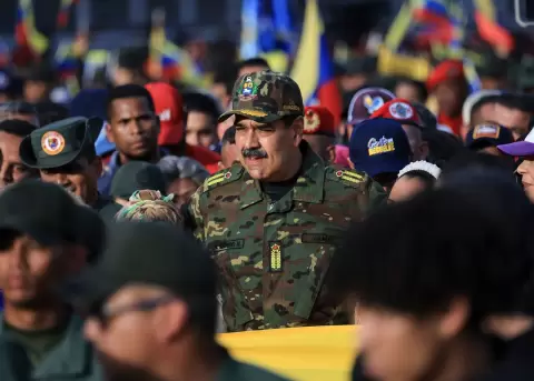 Nicol�s Maduro, presidente de Venezuela.