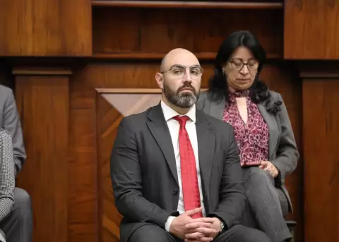 Posesi�n de Mario Godoy Naranjo como vocal principal del Consejo de la Judicatura, el 16 de julio de 2024.