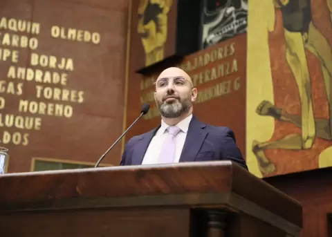 Mario Godoy en su comparecencia en la Asamblea Nacional.