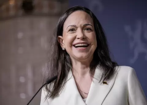 La laureada con el Premio Nobel de la Paz la opositora venezolana Mar�a Corina Machado, en una fotograf�a de archivo.