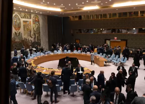 Fotograf�a del Consejo de Seguridad de la ONU en Nueva York.