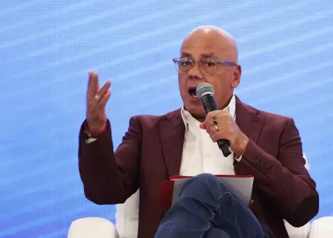 El presidente de la Asamblea Nacional de Venezuela, Jorge Rodr�guez.