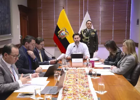 Sesi�n del CAL para avocar conocimiento del pedido de juicio pol�tico a Mario Godoy y consejeros del CPCCS, el 08 de enero de 2026.