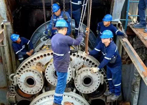 Desde este viernes, la Central �lvaro Tinajero recupera 30 MW, que se suman a los 250.1 MW recuperados en 2025.