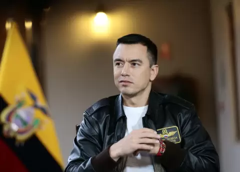 Daniel Noboa, presidente de Ecuador.