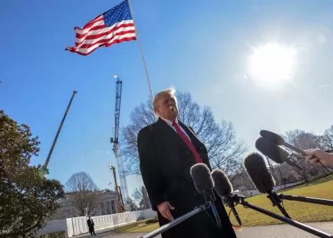 El presidente de Estados Unidos, Donald Trump.