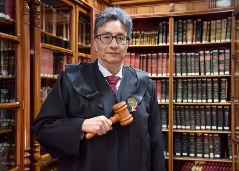 Marco Rodr�guez, presidente de la Corte Nacional de Justicia.