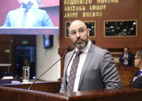 Mario Godoy, presidente del Consejo de la Judicatura, rinde su informe de labores del 2025.