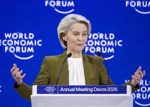 La presidenta de la Comisi�n Europea, Ursula von der Leyen.