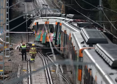 Accidente ferroviario en Catalu�a, Espa�a, el 20 de enero de 2026.
