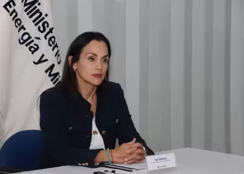 In�s Manzano, ministra de Ambiente y Energ�a.