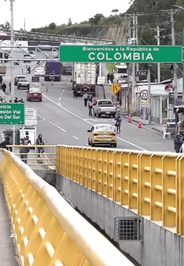 Frontera entre Ecuador y Colombia.