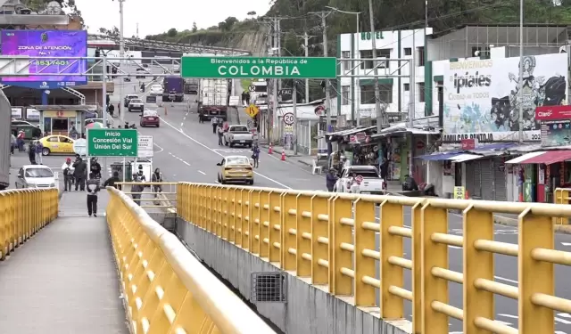 Imagen referencial del puente Internacional de Rumichaca.