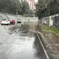 Lluvias complican la movilidad en la av. Occidental por acumulaci�n de agua