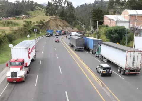 Imagen referencial de la frontera entre Ecuador y Colombia.