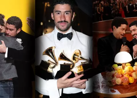 Bad Bunny hace historia, Grammy 2026 mezcla m�sica y protesta social.