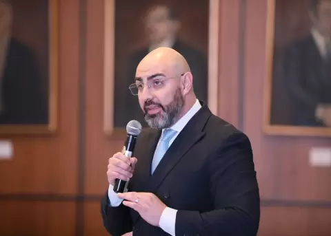 Mario Godoy, presidente del Consejo de la Judicatura, durante la presentaci�n de sus pruebas en la Comisi�n de Fiscalizaci�n, el 08 de febrero de 2026