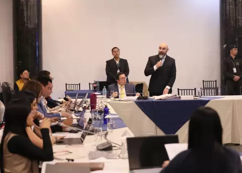 Mario Godoy durante su comparecencia en la Comisi�n de Fiscalizaci�n, el 08 de febrero de 2026.