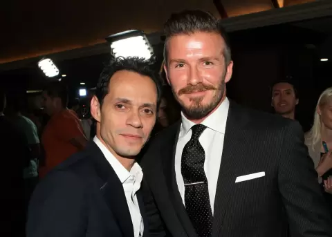 Marc Anthony se pronuncia sobre el conflicto de la familia Beckham.