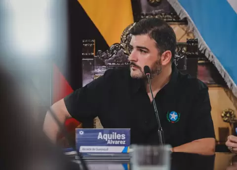Aquiles Alvarez, alcalde de Guayaquil.