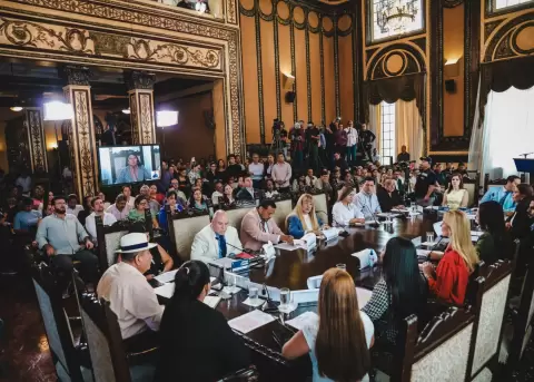 Concejo Municipal de Guayaquil en sesi�n.