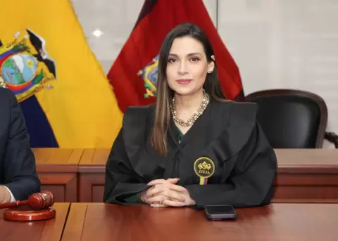 Mercedes Caicedo, jueza de la Corte Nacional de Justicia.