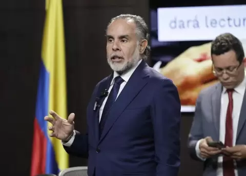 El ministro del Interior de Colombia, Armando Benedetti, en una fotograf�a de archivo.