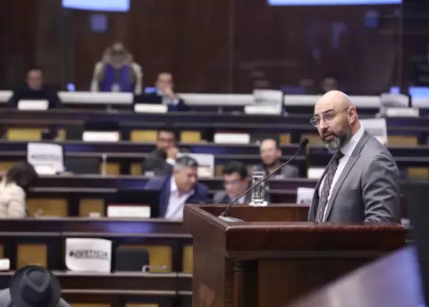 Mario Godoy, presidente del Consejo de la Judicatura, comparece ante el Pleno legislativo el 15 de enero del 2026.