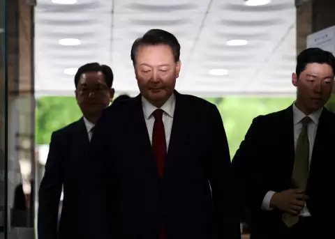 Yoon Suk Yeol, expresidente de Corea del Sur, el 9 de julio de 2025.