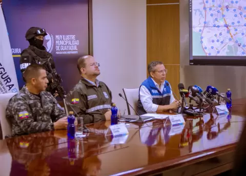 Rueda de prensa sobre el convenio suscrito entre el Ministerio del Interior y Segura EP.