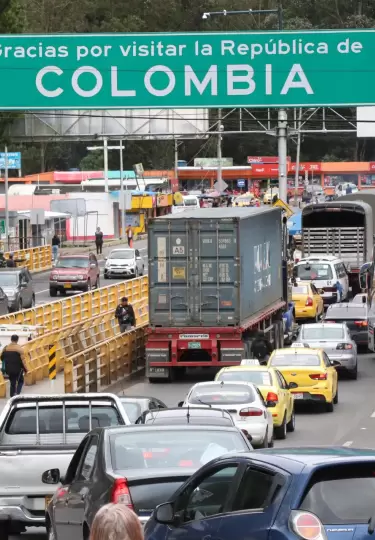 Puente Internacional de Rumichaca, el principal paso fronterizo entre Colombia y Ecuador.