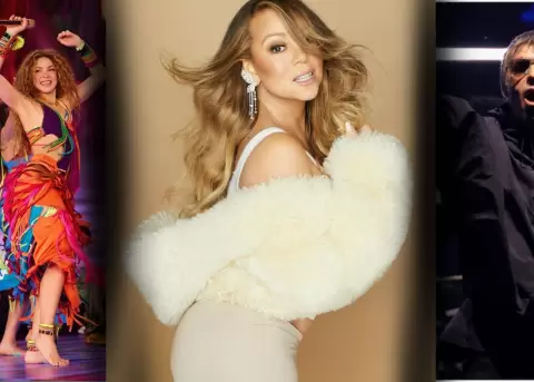 Shakira, Mariah Carey y Oasis encabezan nominados al Rock Hall 2026.