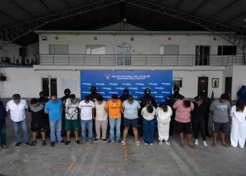 16 personas vinculadas con la Mafia Albanesa fueron detenidos en la operaci�n 'Costa', ejecutada en Pichincha, Guayas y El Oro, el 03 de marzo de 2026