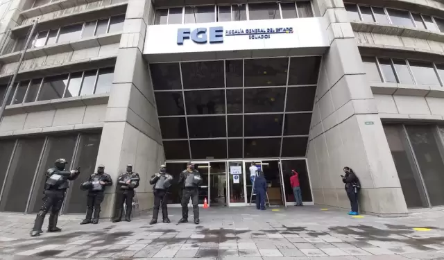 Edificio de la Fiscal�a General del Estado en Quito, Ecuador.