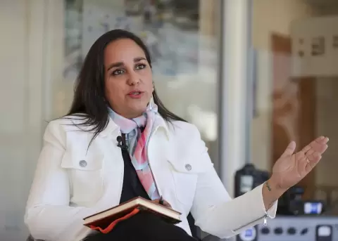 Gabriela Rivadeneira, presidenta de la Revoluci�n Ciudadana.