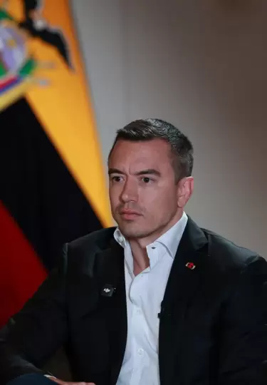 Daniel Noboa, presidente de Ecuador.