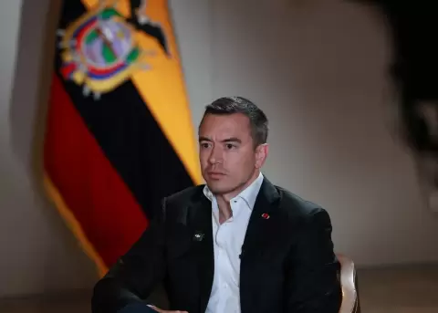 Noboa afirma que homicidios bajaron 38 % en provincias fronterizas