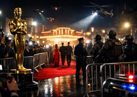 Oscars 2026 refuerzan seguridad tras advertencias del FBI por amenaza.