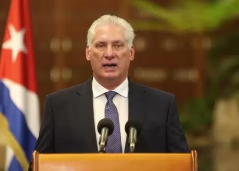 Miguel D�az-Canel, presidente de Cuba.