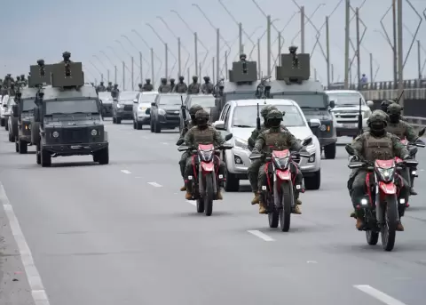 Despliegue de las Fuerzas de Seguridad en Guayas.