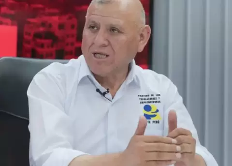 Napole�n Becerra, candidato presidencial de Per�.