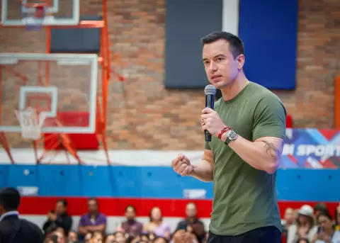 Daniel Noboa en Cuenca: "Hoy no hay impunidad, con el pillo no se transa"