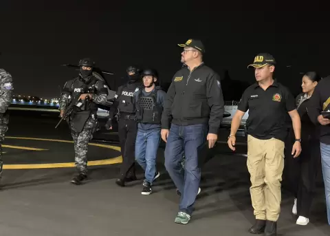 Llegada al Ecuador de alias 'Lobo Menor', cabecilla de 'Los Lobos'.