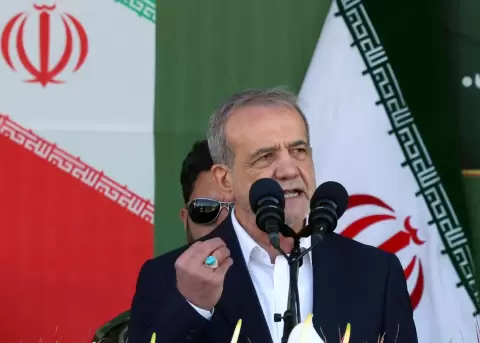El presidente de Ir�n, Masud Pezeshkian.