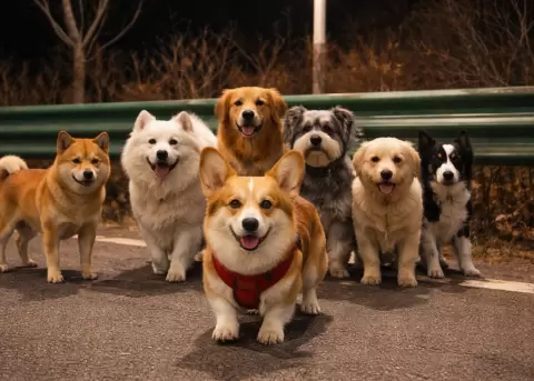 Perros lograron regresar a casa sanos y salvos.