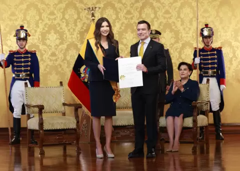 Kristi Noem, enviada especial de Estados Unidos en la iniciativa del 'Escudo de las Am�ricas'.