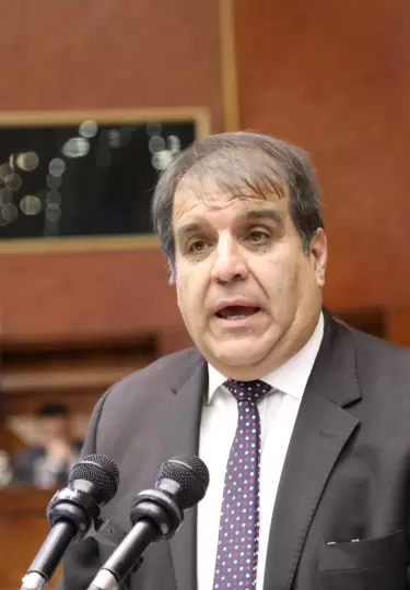 �lvaro Rom�n, durante una comparecencia en la Asamblea Nacional, el 25 de enero del 2024.