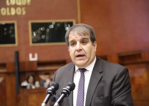 �lvaro Rom�n, durante una comparecencia en la Asamblea Nacional, el 25 de enero del 2024.