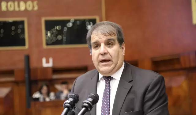 �lvaro Rom�n, durante una comparecencia en la Asamblea Nacional, el 25 de enero del 2024.