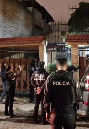 La Polic�a detuvo a un implicado en pornograf�a infantil, en Quito.